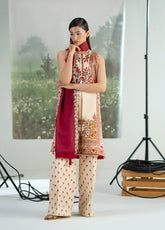 Joolie Prints By Saira Rizwan  Printed Cambric 3 Piece Unstitched Suit SR25JP D-08 SUNDAY STROLL